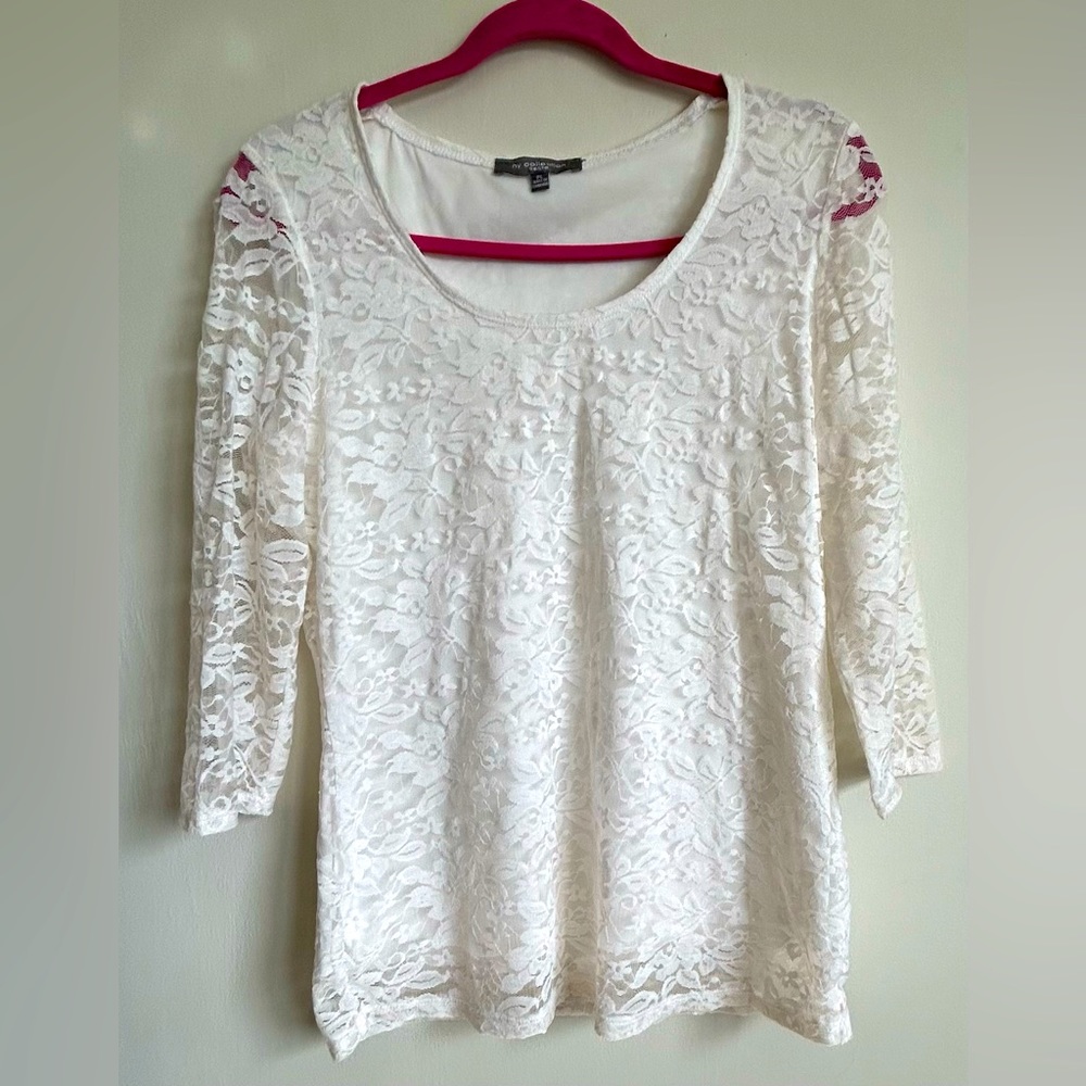 White Lace Top size PL